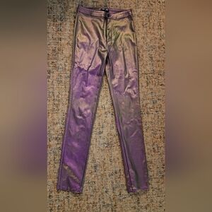 JC JQ jeans Shimmery Purple Metallic Leggings